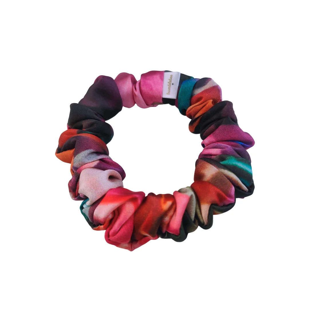 Scrunchie Magnolia Black Tulip Standard