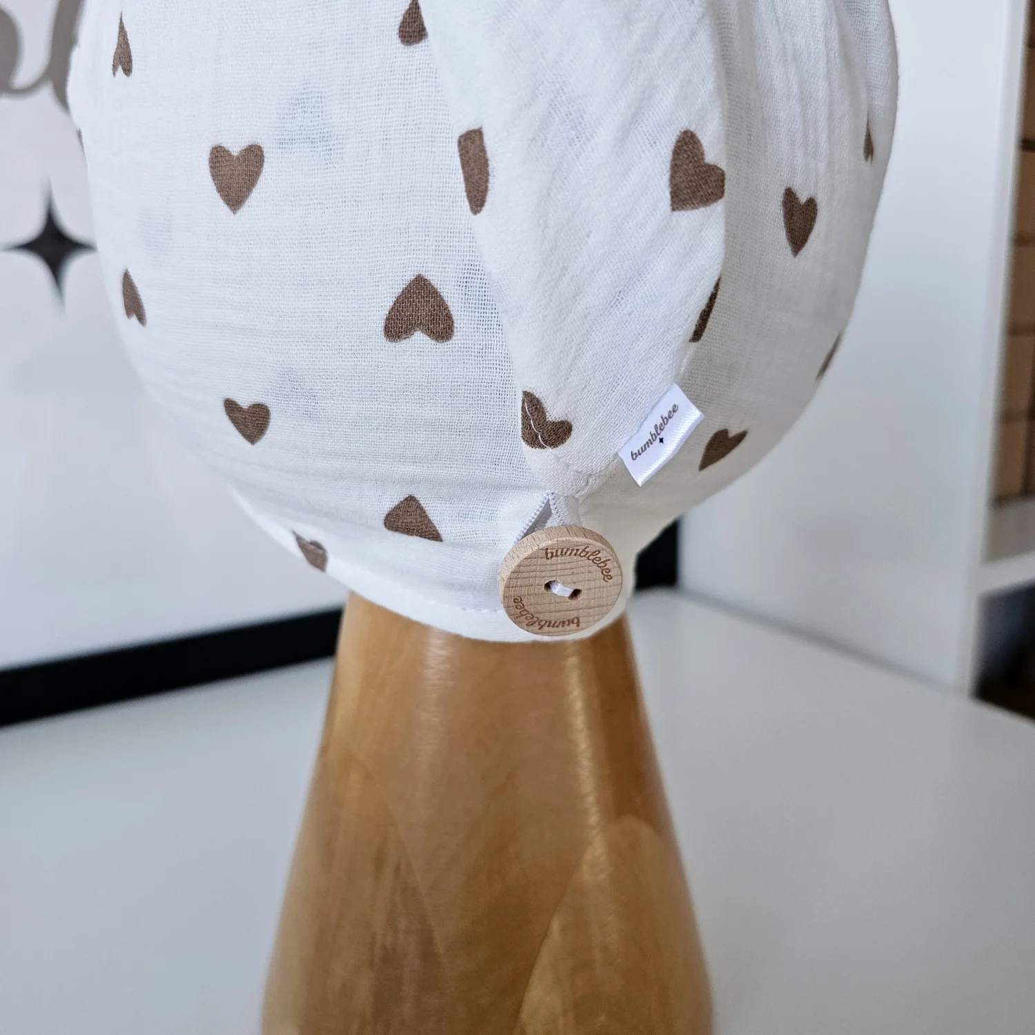 Turban do włosów Chocolate Hearts