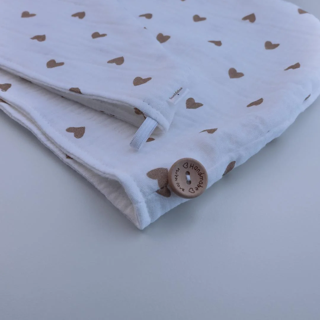 Turban do włosów Chocolate Hearts