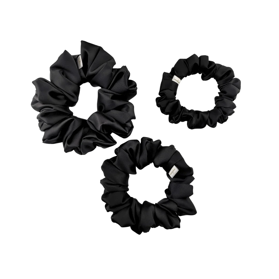 Scrunchie Black Pearl Standard