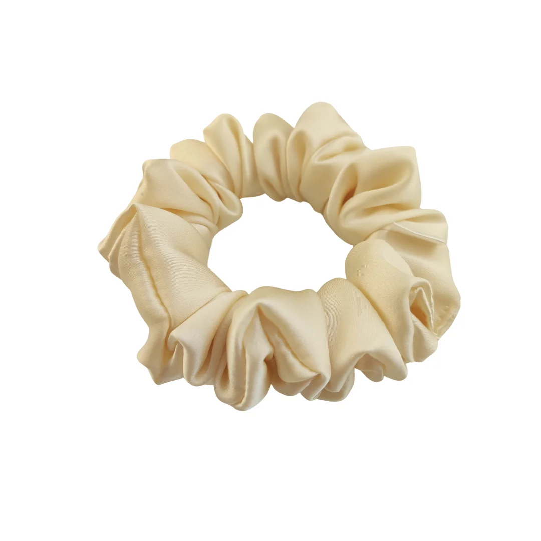 Scrunchie Light Beige Big JEDWAB