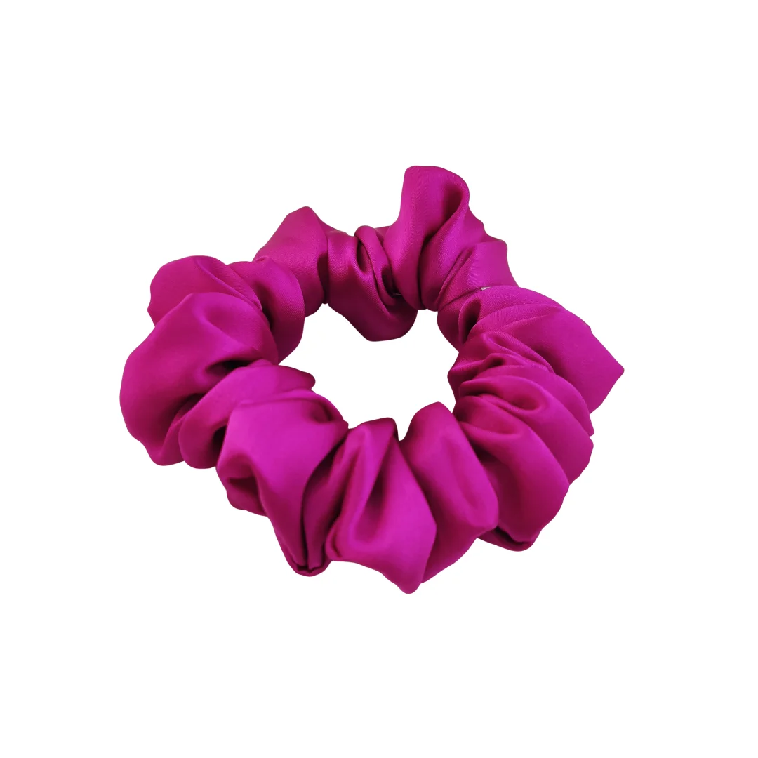 Scrunchie Intense Fuchsia Big JEDWAB