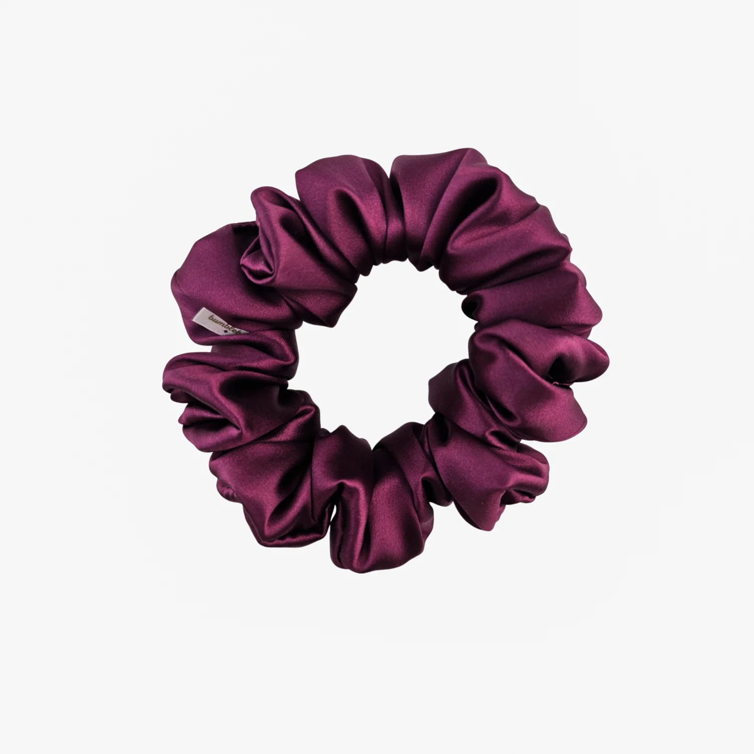 Scrunchie Burgundy Lacquer Big JEDWAB