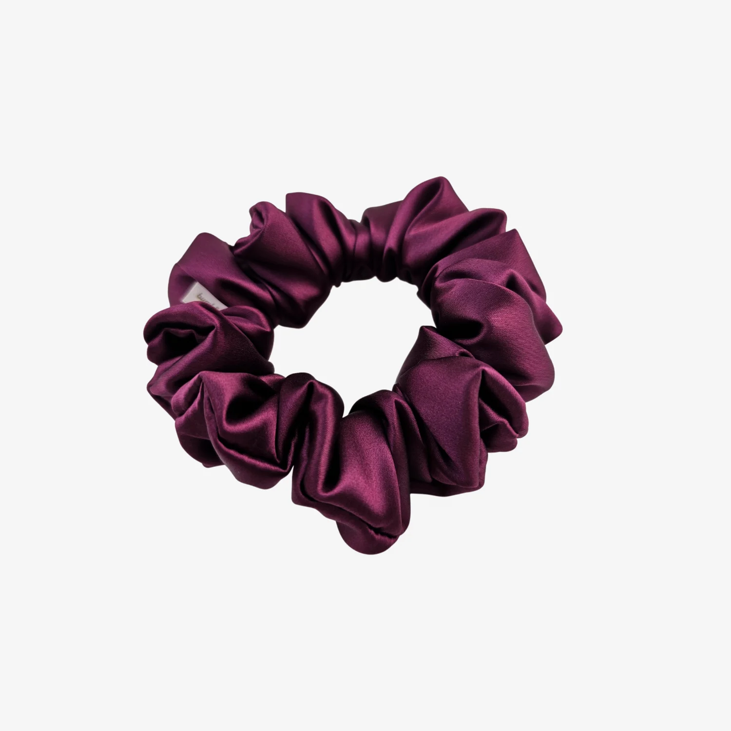 Scrunchie Burgundy Lacquer Big JEDWAB