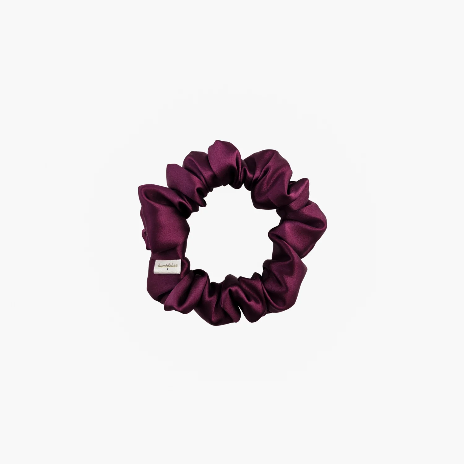 Scrunchie Burgundy Lacquer Standard JEDWAB