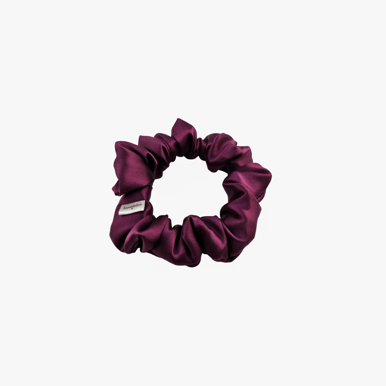 Scrunchie Burgundy Lacquer Standard JEDWAB