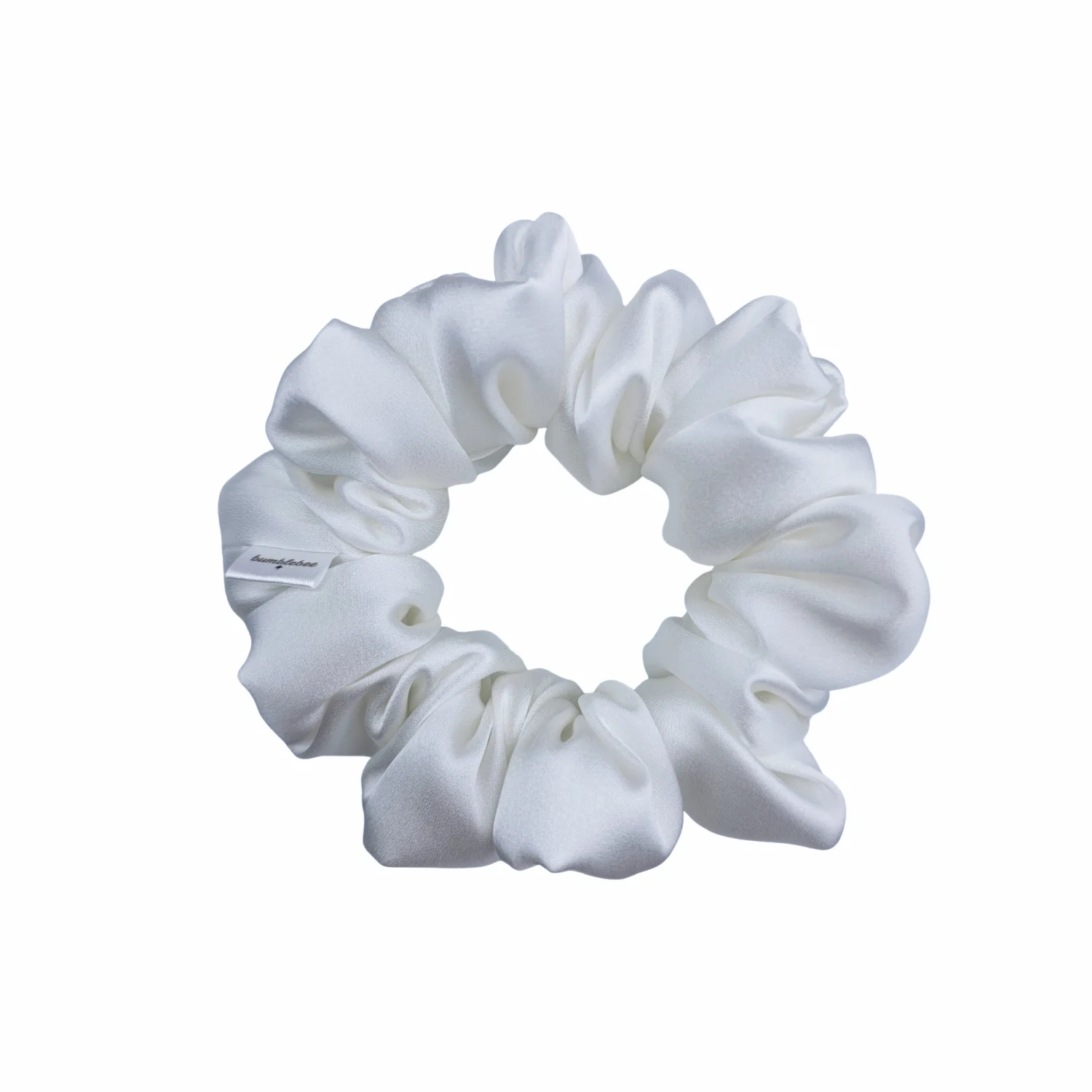 Scrunchie White Swan Big JEDWAB