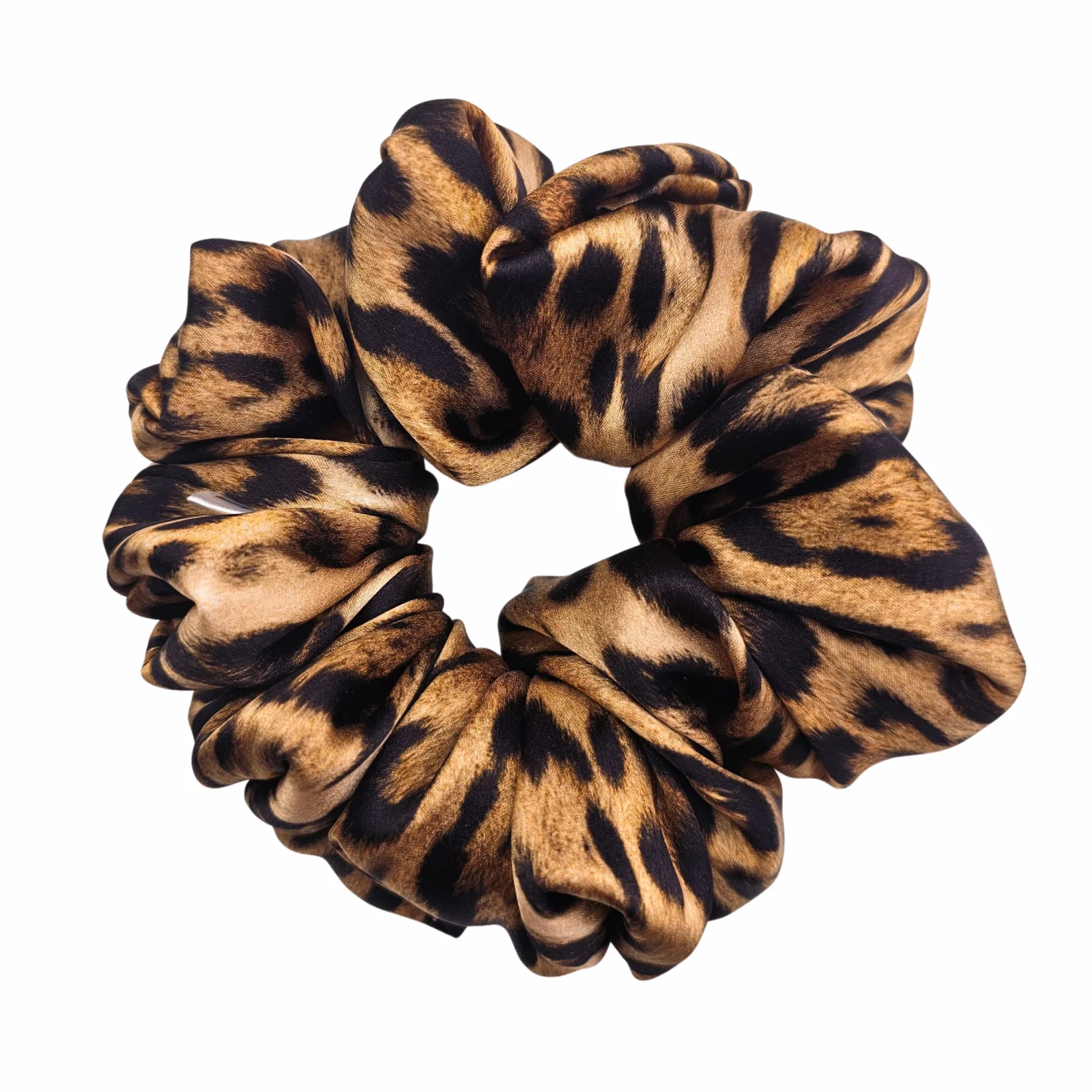 Scrunchie Panther Mega JEDWAB
