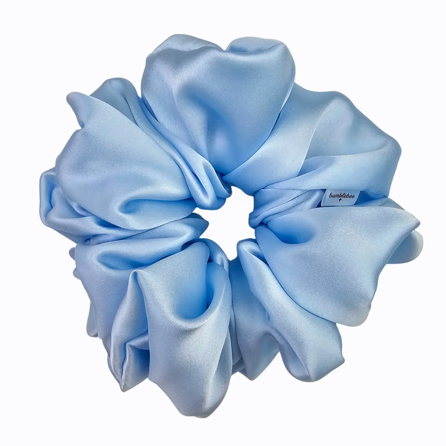 Scrunchie Sky Blue Mega JEDWAB