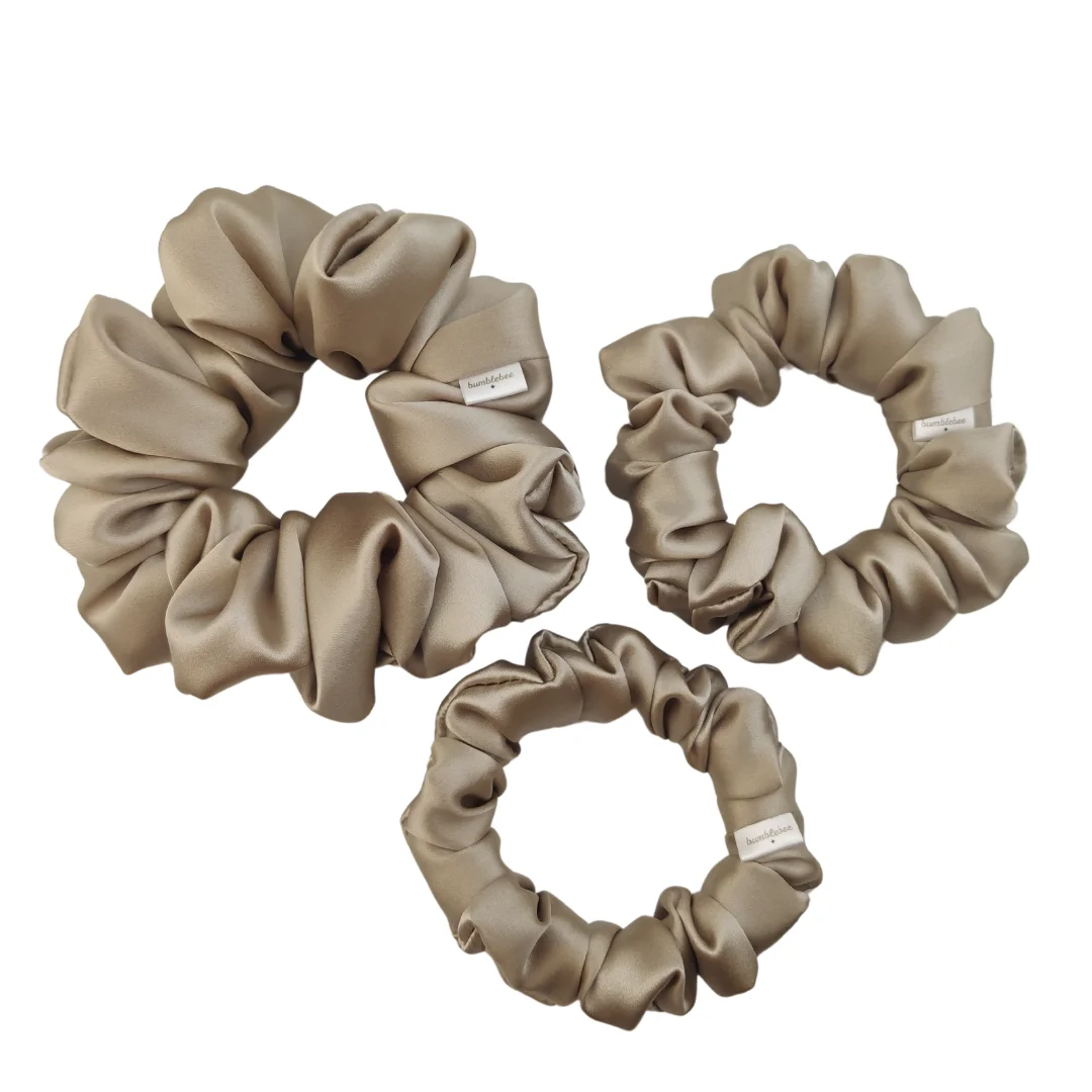 Scrunchie Mocca Big JEDWAB